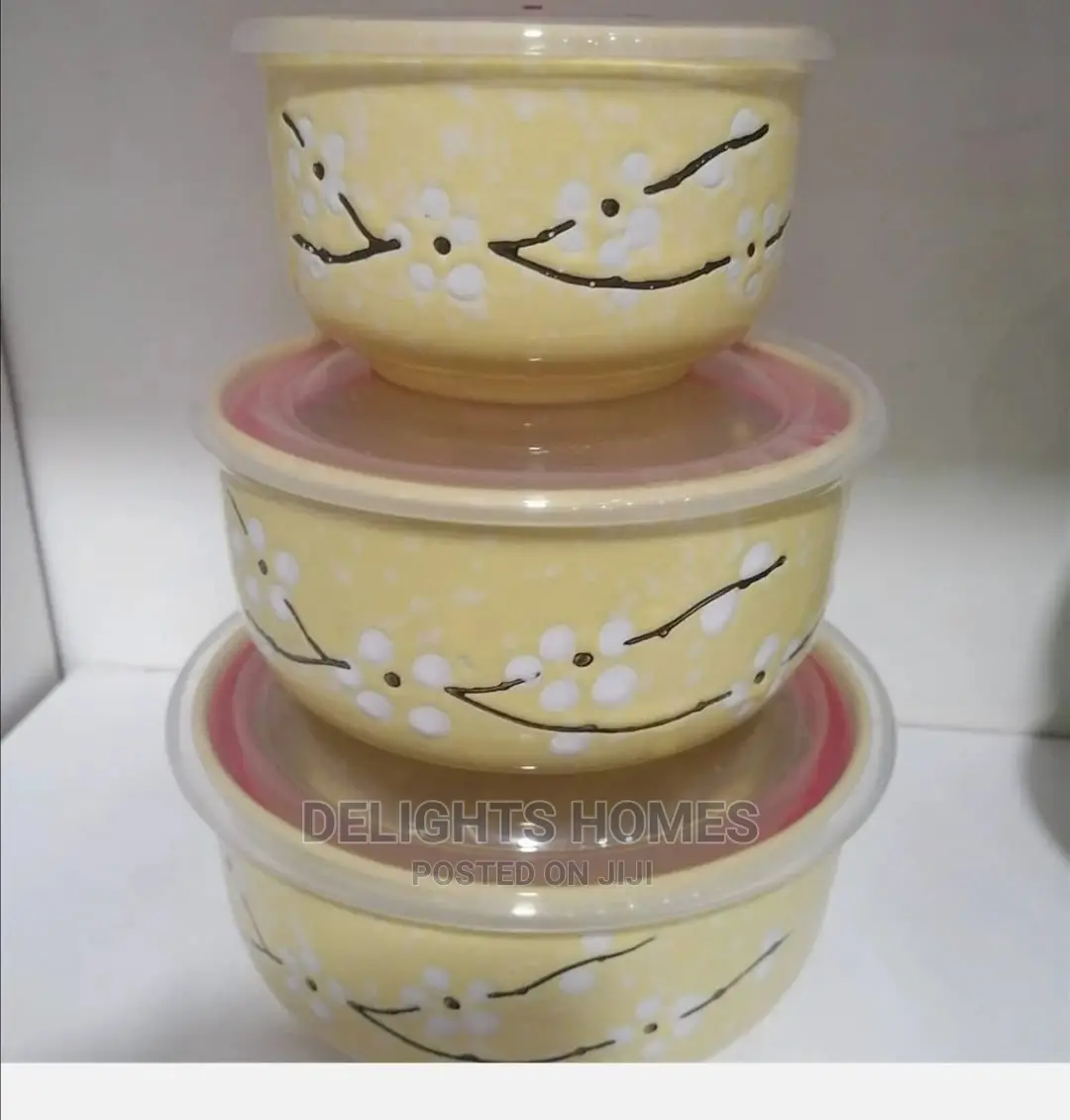 3pcs Set of Ceramic Bowls