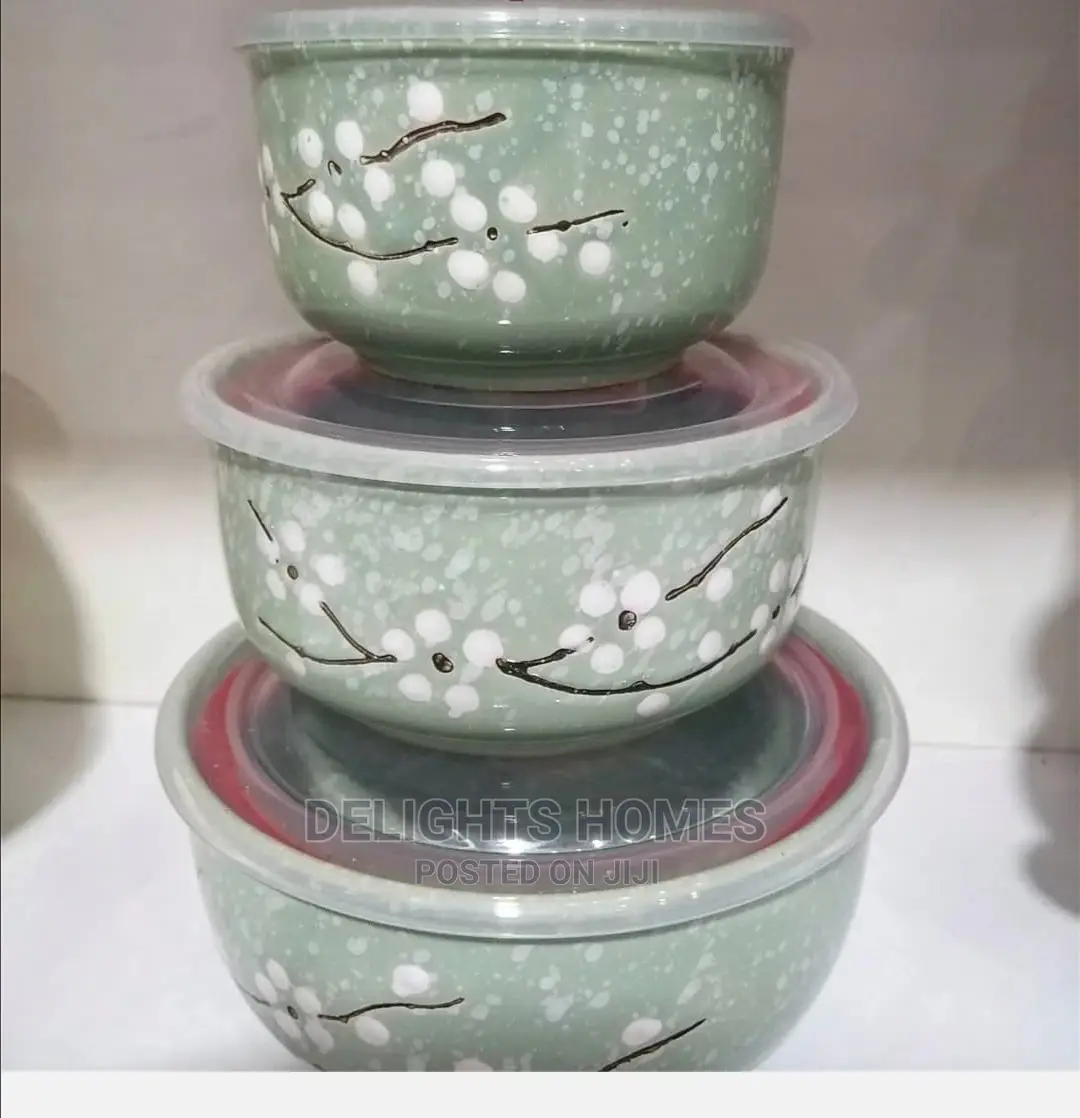 3pcs Set of Ceramic Bowls