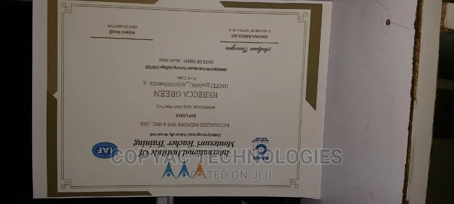 Outstanding Certificate Printing
