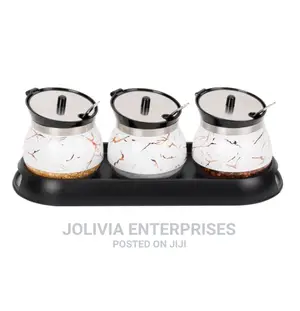Marble Condiment Set