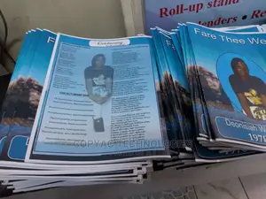 Designing and Bulk Printing on Funeral Programs