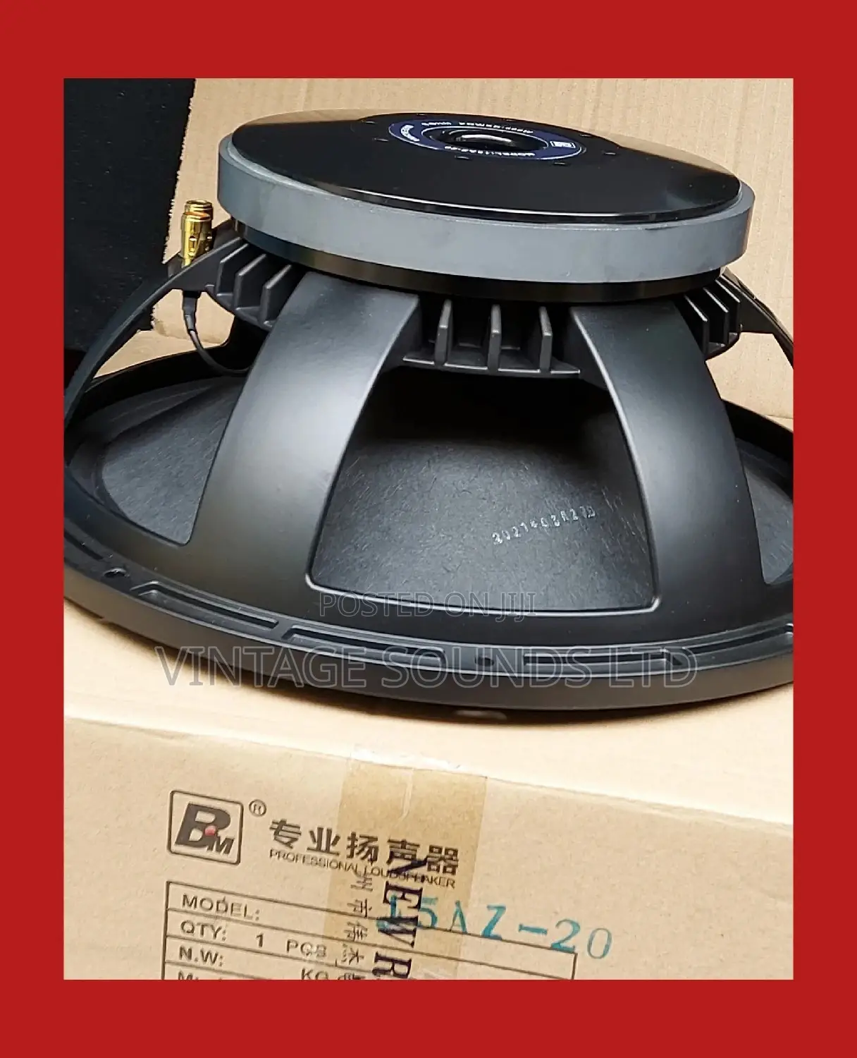 Nr15inch Bm Az-20 Midbass Speaker
