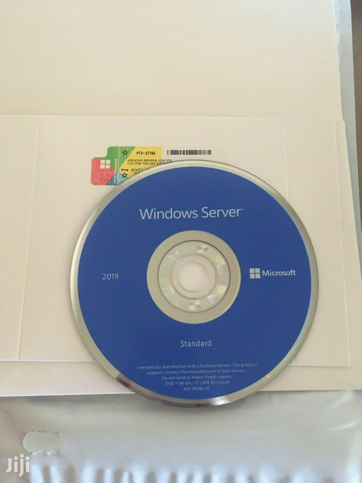 Microsoft Windows Server 2019 STD 64bit 2CPU 16cores DVD