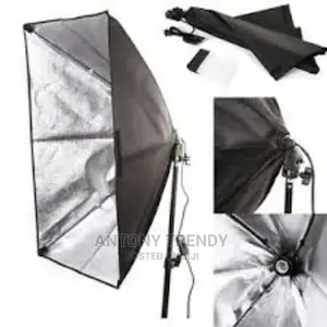 Photography 50x70cm Lighting Four Lamp Softbox Kit With E27