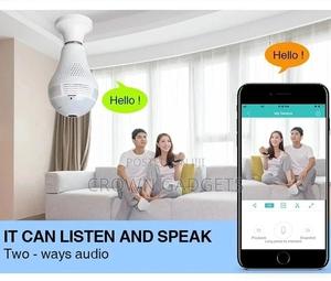 360° Panoramic Wifi 1080P IP Camera Light Bulb Home Secure - thumbnail 2