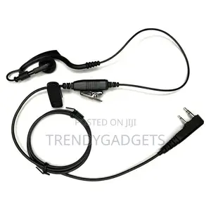 Fbi Style Headset Security Radio Outdoor Two Earplugs Clear