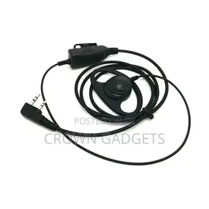 Fbi Style Headset Security Radio Outdoor Two Earplugs Clear