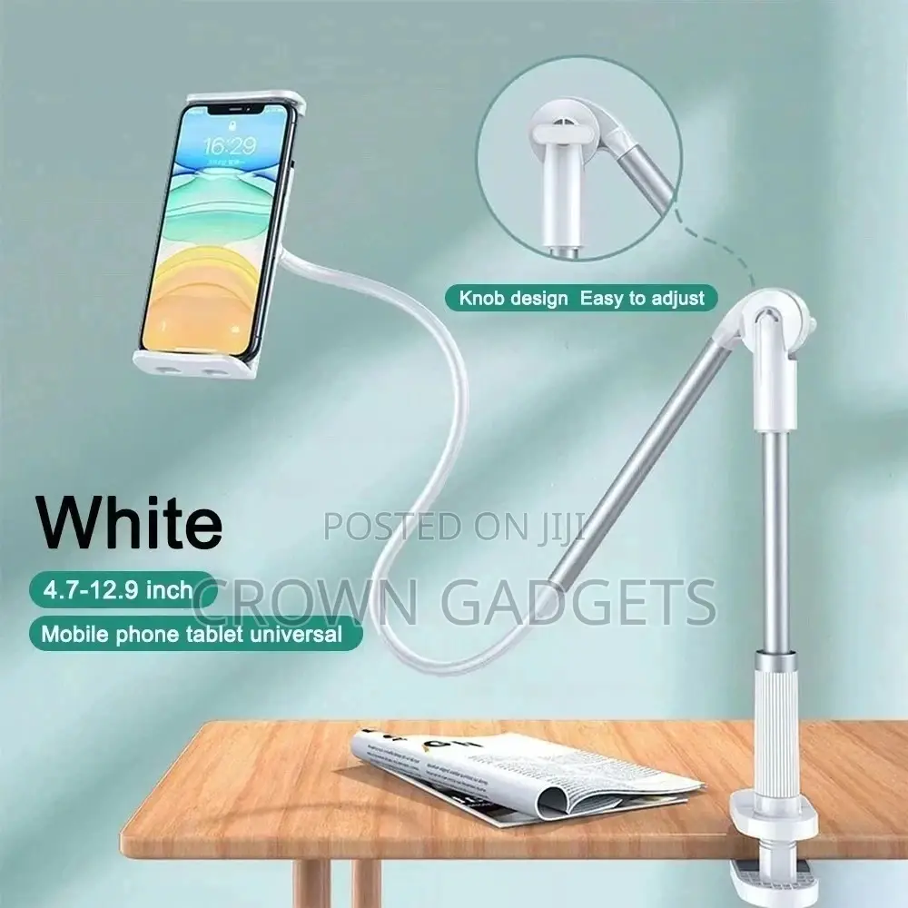 360 Rotating Universal Car Holder Stand Metal Lazy Bed