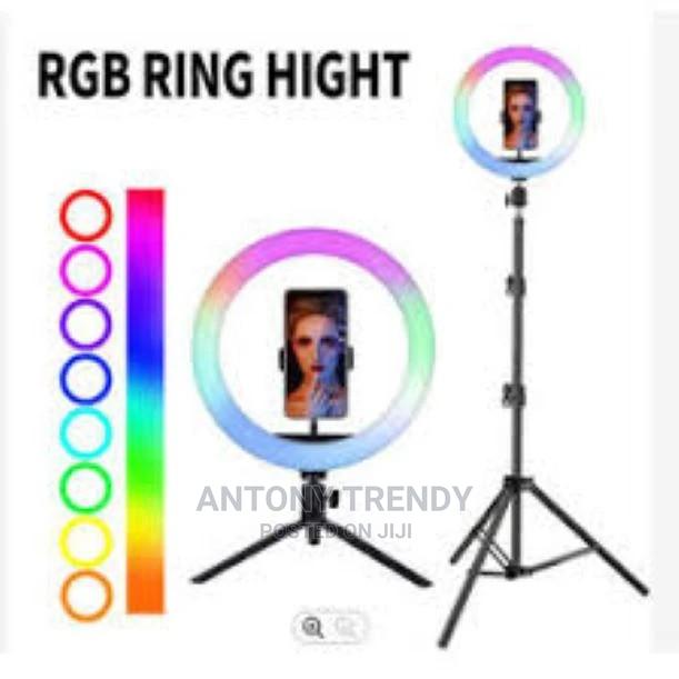 1 Pc13 Inch RGB Ring Light Tripod LED Ring Light Selfie Ring - main view