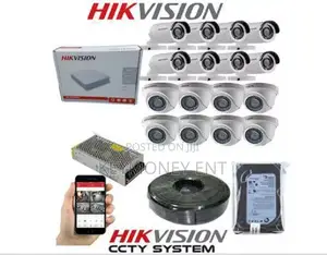 16 CCTV Complete Camera Hik Vision 720p