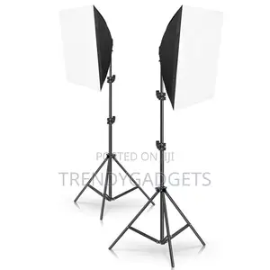 Softbox Lighting Kit - 50W E27 3000-6500k Dimmable Bi-Color