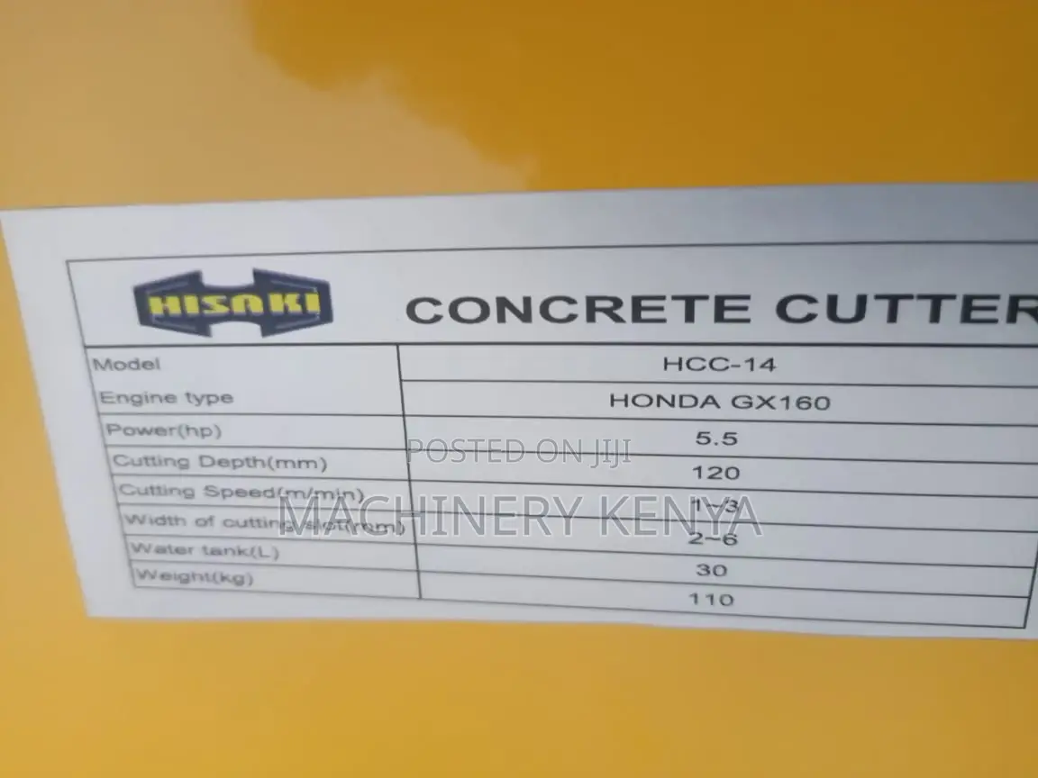 5.5hp Concrete Cutting Machine