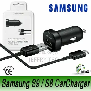 Samsung Fast USB Car Charger Type-c Cable