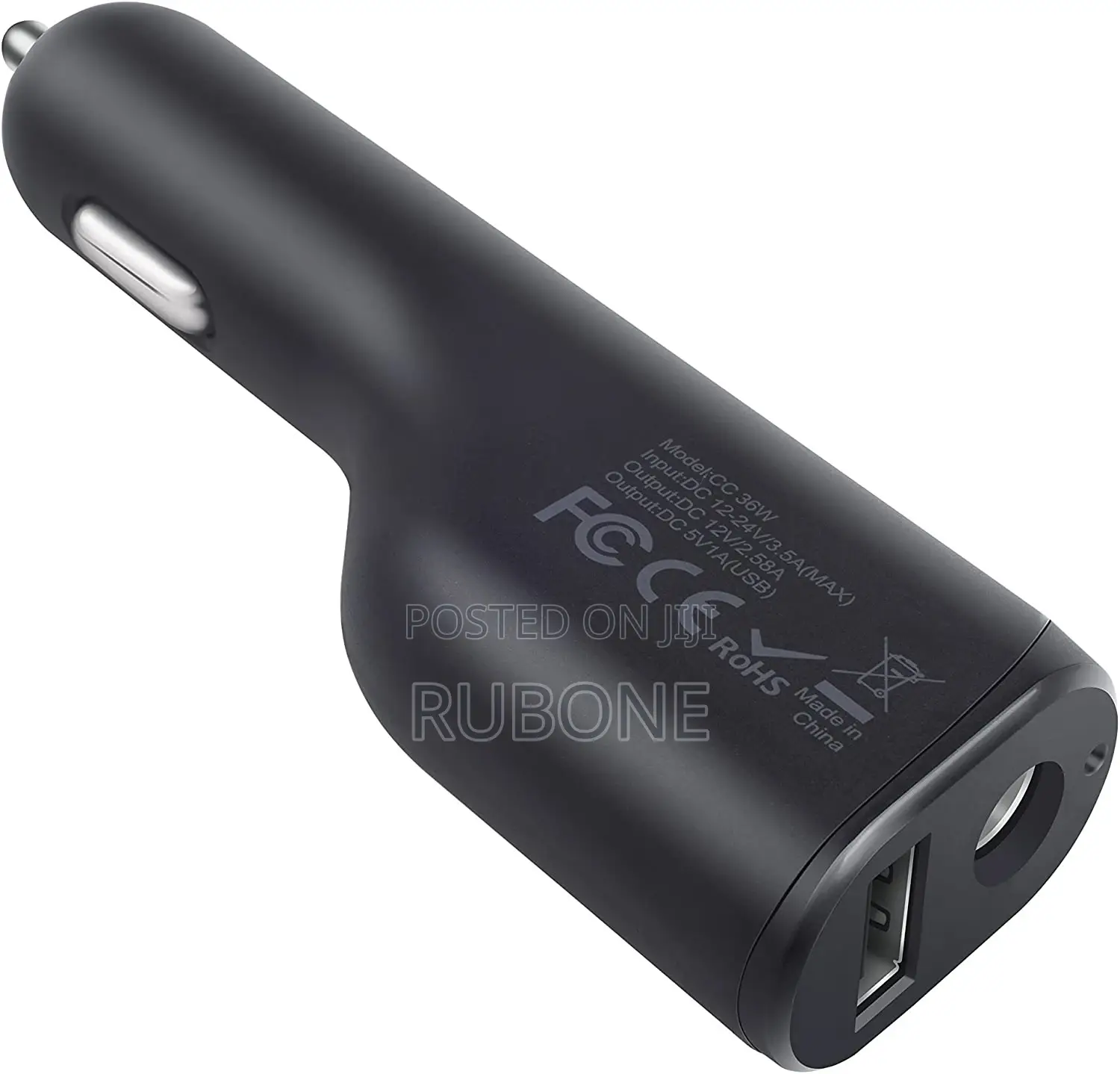 Surface Pro Laptop Car Charger, 36W 12V 2.58A With USB Port