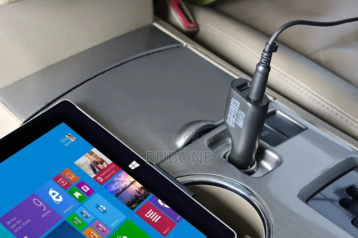 Surface Pro Laptop Car Charger, 36W 12V 2.58A With USB Port
