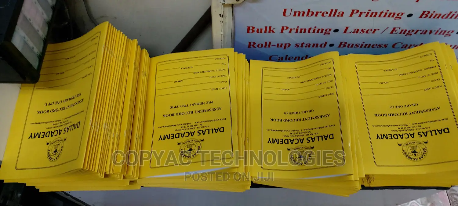 Students Accessment Books Printing Services