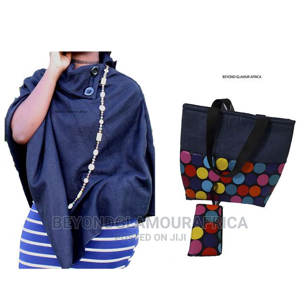 Womens Back Cotton Poncho Combo - main view