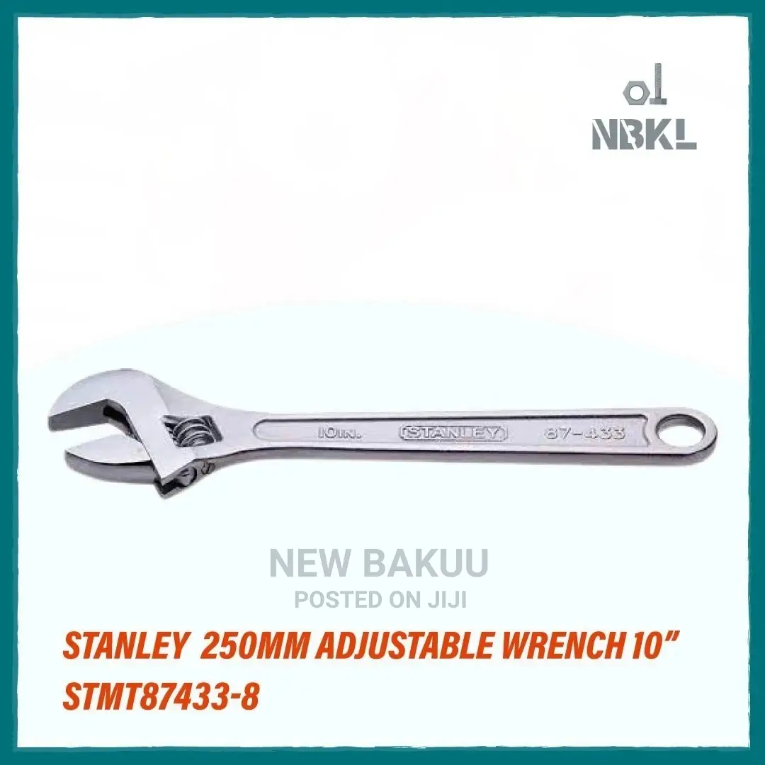 Stanley 250mm Adjustable Wrench 10” Stmt87433-8