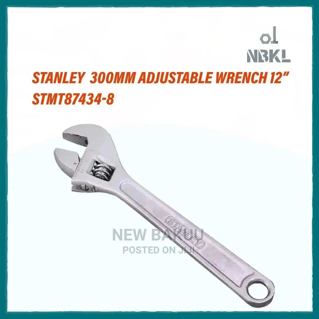 Stanley 300mm Adjustable Wrench 12” Stmt87434-8
