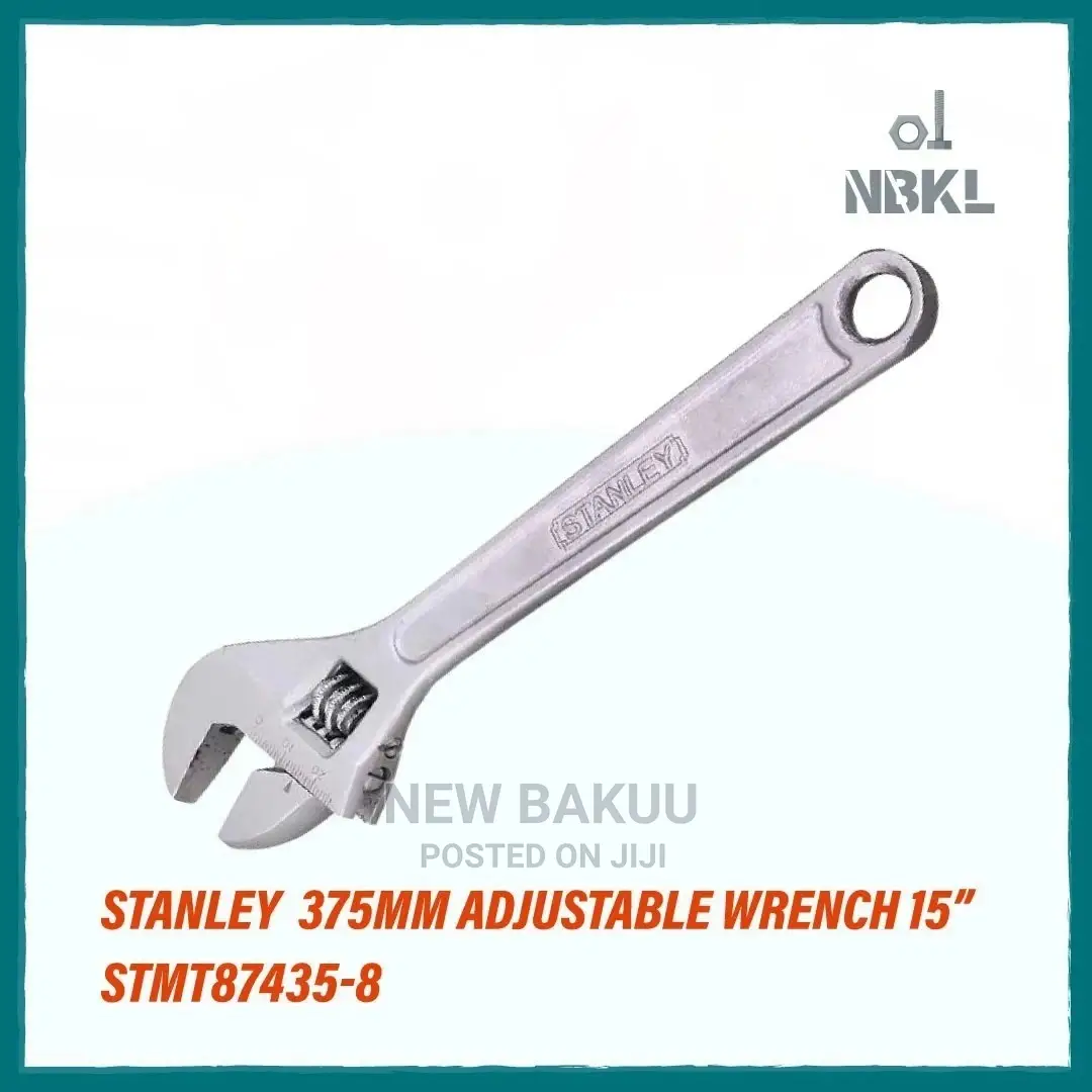 Stanley 375mm Adjustable Wrench 12” Stmt87435-8