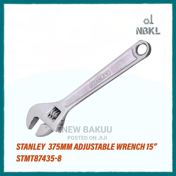 Stanley 375mm Adjustable Wrench 12” Stmt87435-8 - main view