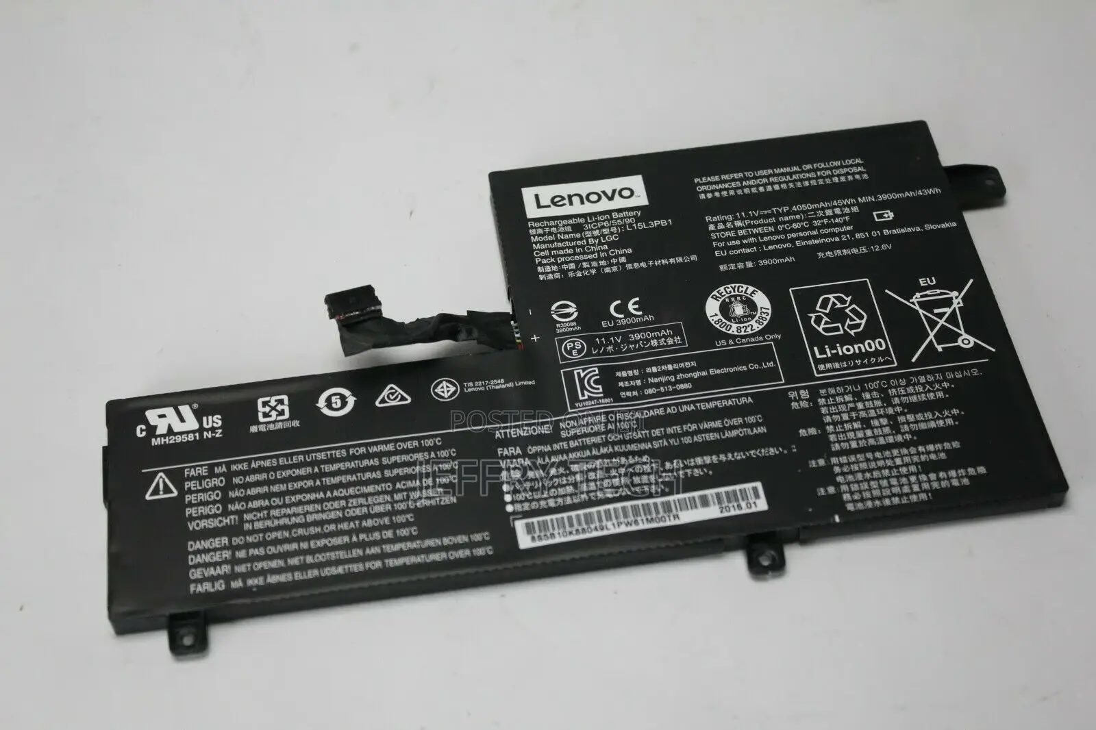 Lenovo Chrome N22-20 Genuine Laptop Battery 11.1V 3900mah L1