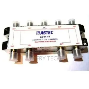 8-Way Signal Satellite Tv Aerial Rf Coaxial Cable Splitter