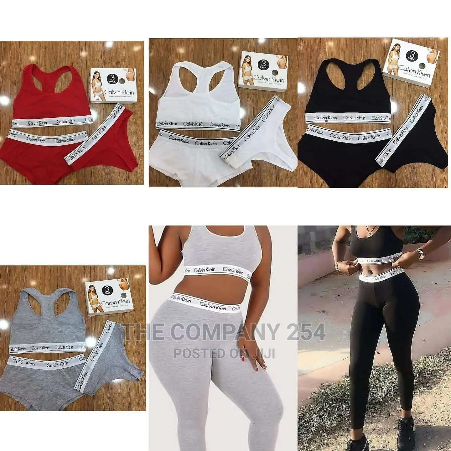 Calvin Klein Bralletes and Pants 3 in 1 Pack