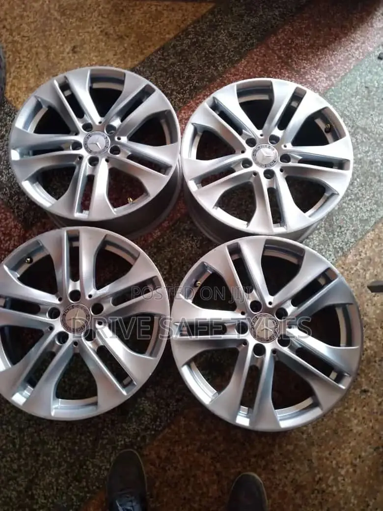 Benz Original Rims 18 Inch Set Silver