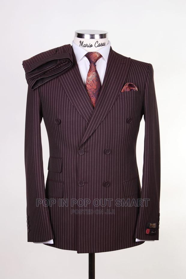 Pinstripes Double Breasted Suits - thumbnail 4