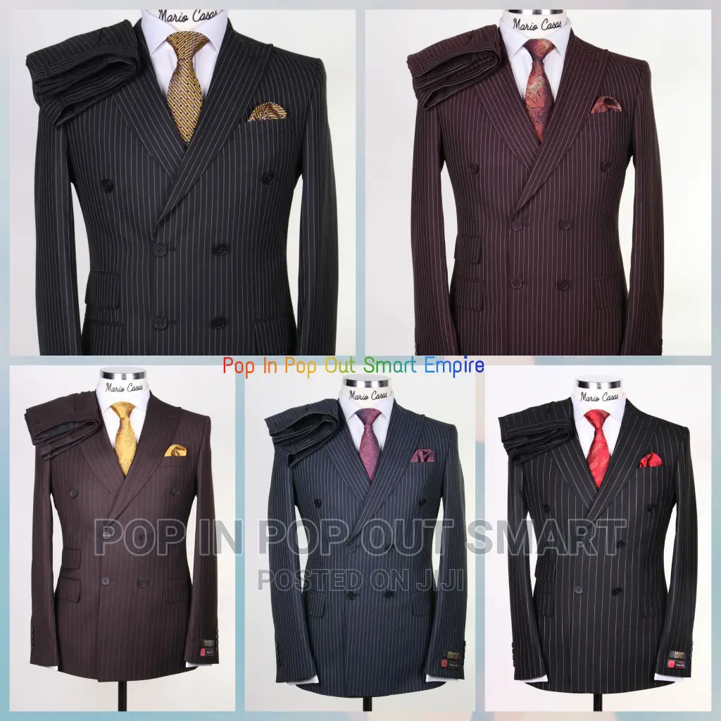 Pinstripes Double Breasted Suits