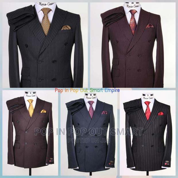 Pinstripes Double Breasted Suits - main view