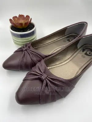 Rubber Soled Eggplant Color Flats