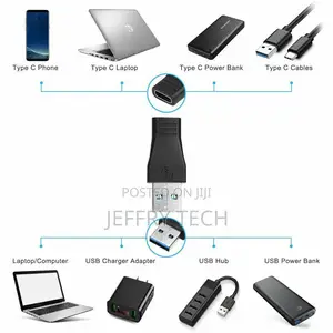 USB C 3.1 Type C Female to USB 3 Type a Male Cable Converter