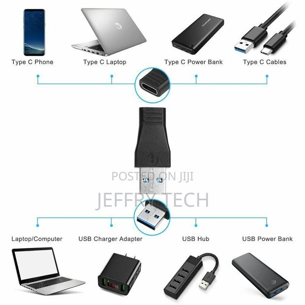 USB C 3.1 Type C Female to USB 3 Type a Male Cable Converter - thumbnail 2