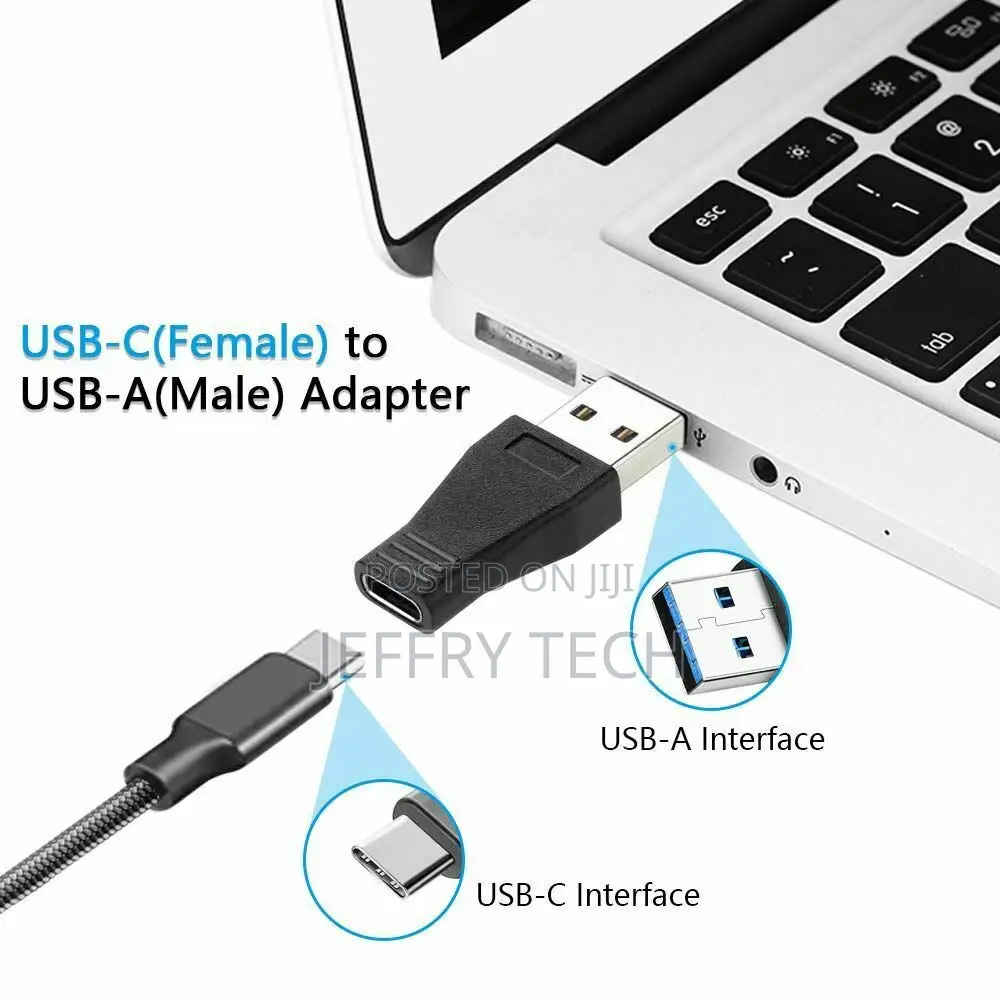 USB C 3.1 Type C Female to USB 3 Type a Male Cable Converter