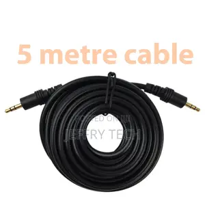 5m AUX Cable 3.5mm Audio Stereo Extension Input Male to Male