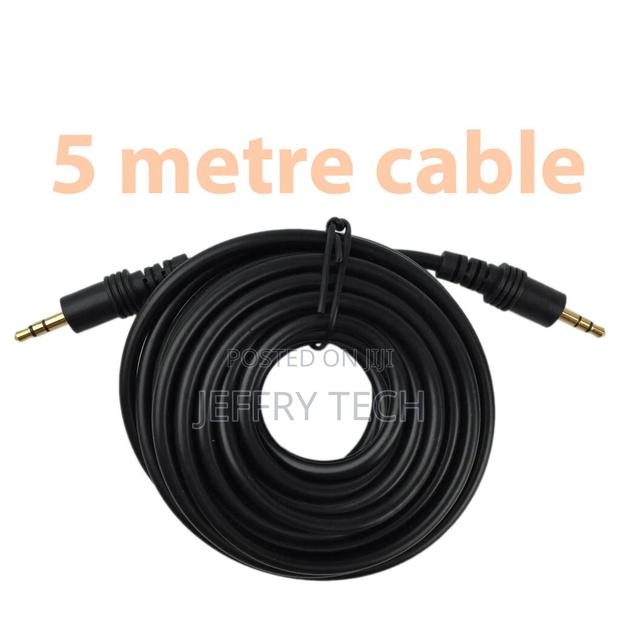 5m AUX Cable 3.5mm Audio Stereo Extension Input Male to Male