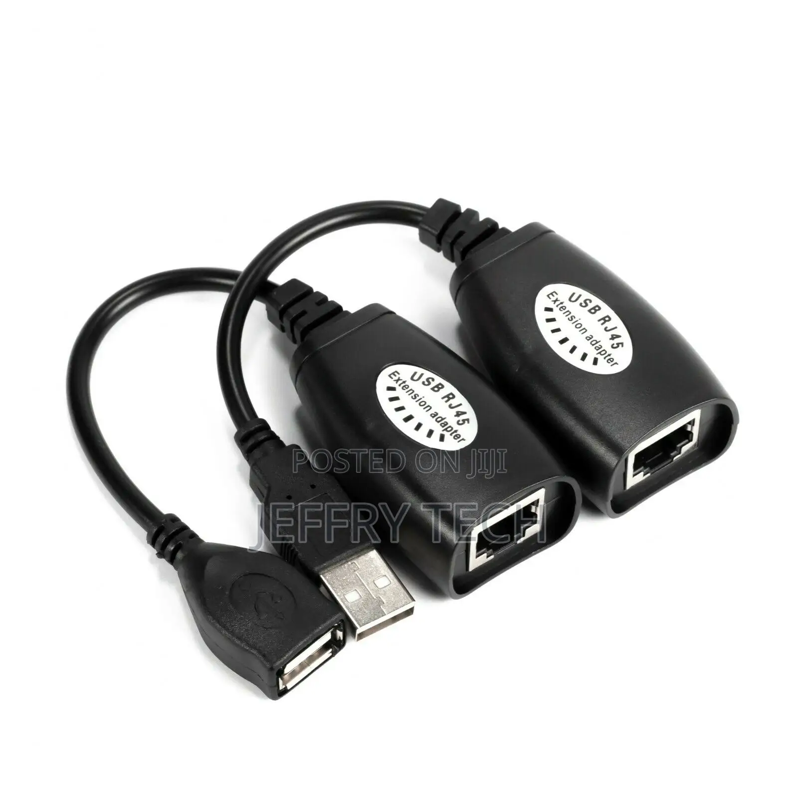 2pcs RJ45 to USB Male Female Extension Ethernet Network Cabl