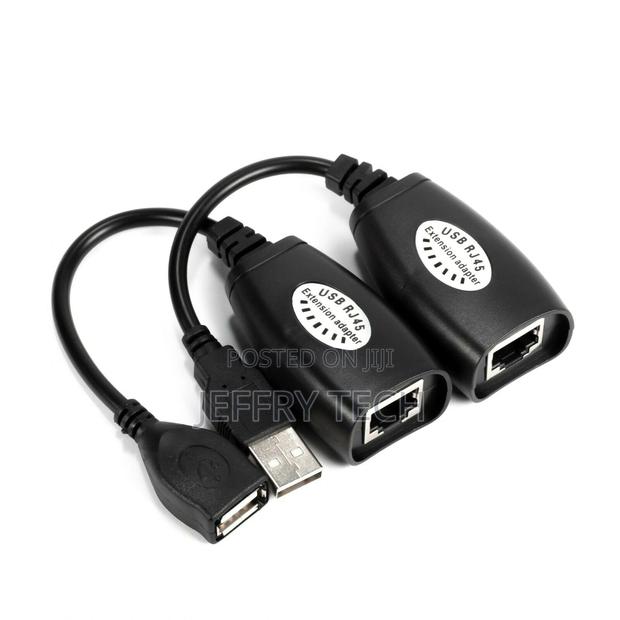 2pcs RJ45 to USB Male Female Extension Ethernet Network Cabl