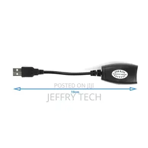 2pcs RJ45 to USB Male Female Extension Ethernet Network Cabl