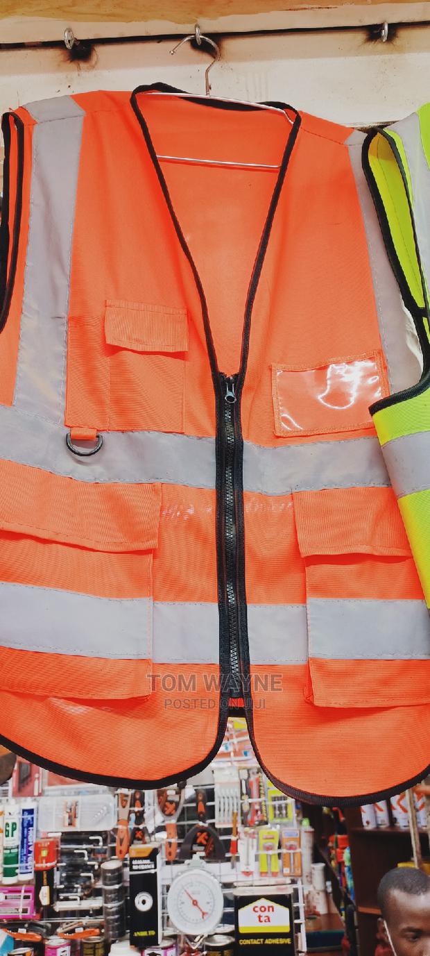 Orange Reflector Jackets With Pockets