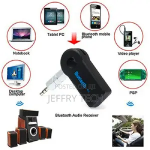 Wireless Bluetooth 3.5mm AUX Audio Music Receiver Stereo Spe
