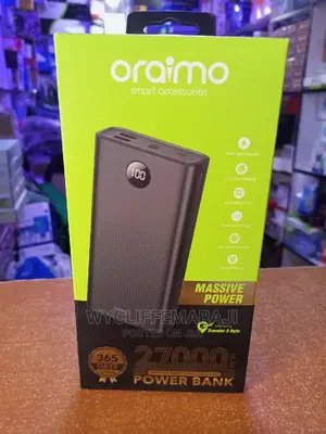 27,000mah Oraimo Power Bank Can Charge 5 Phones