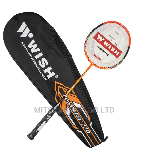 WISH Badminton Racket- FUNSIONTEC 770- Without Joint - thumbnail 4