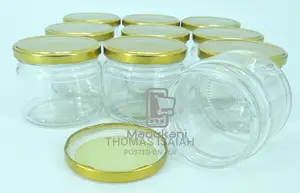 10pcs 330ml Glass Jars Mason Jars With Pop Lids