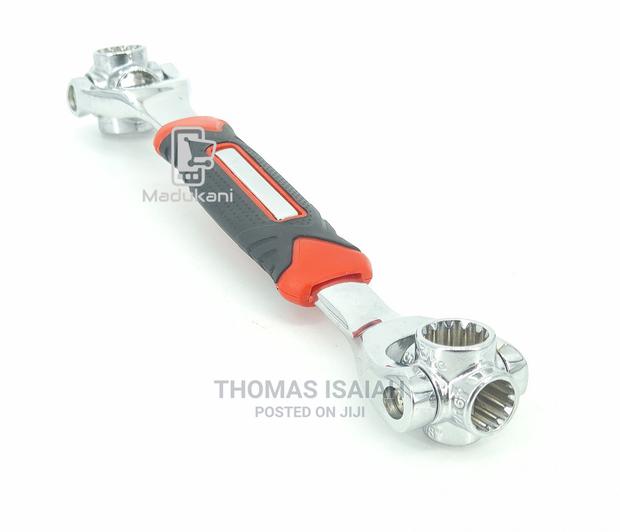 48 in 1 Multifunction Dog Bone Rotating 8 Socket Spanner Wre - thumbnail 3