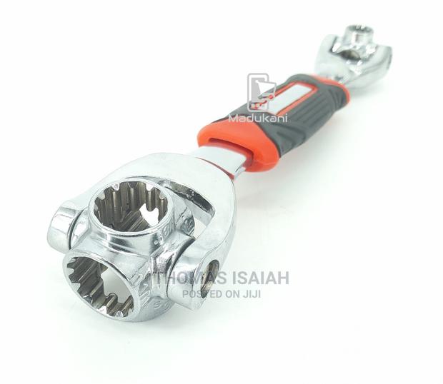 48 in 1 Multifunction Dog Bone Rotating 8 Socket Spanner Wre - thumbnail 2