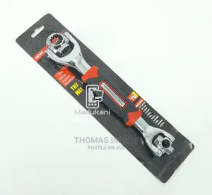 48 in 1 Multifunction Dog Bone Rotating 8 Socket Spanner Wre