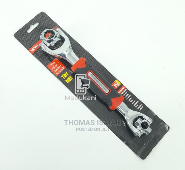 48 in 1 Multifunction Dog Bone Rotating 8 Socket Spanner Wre - thumbnail 4
